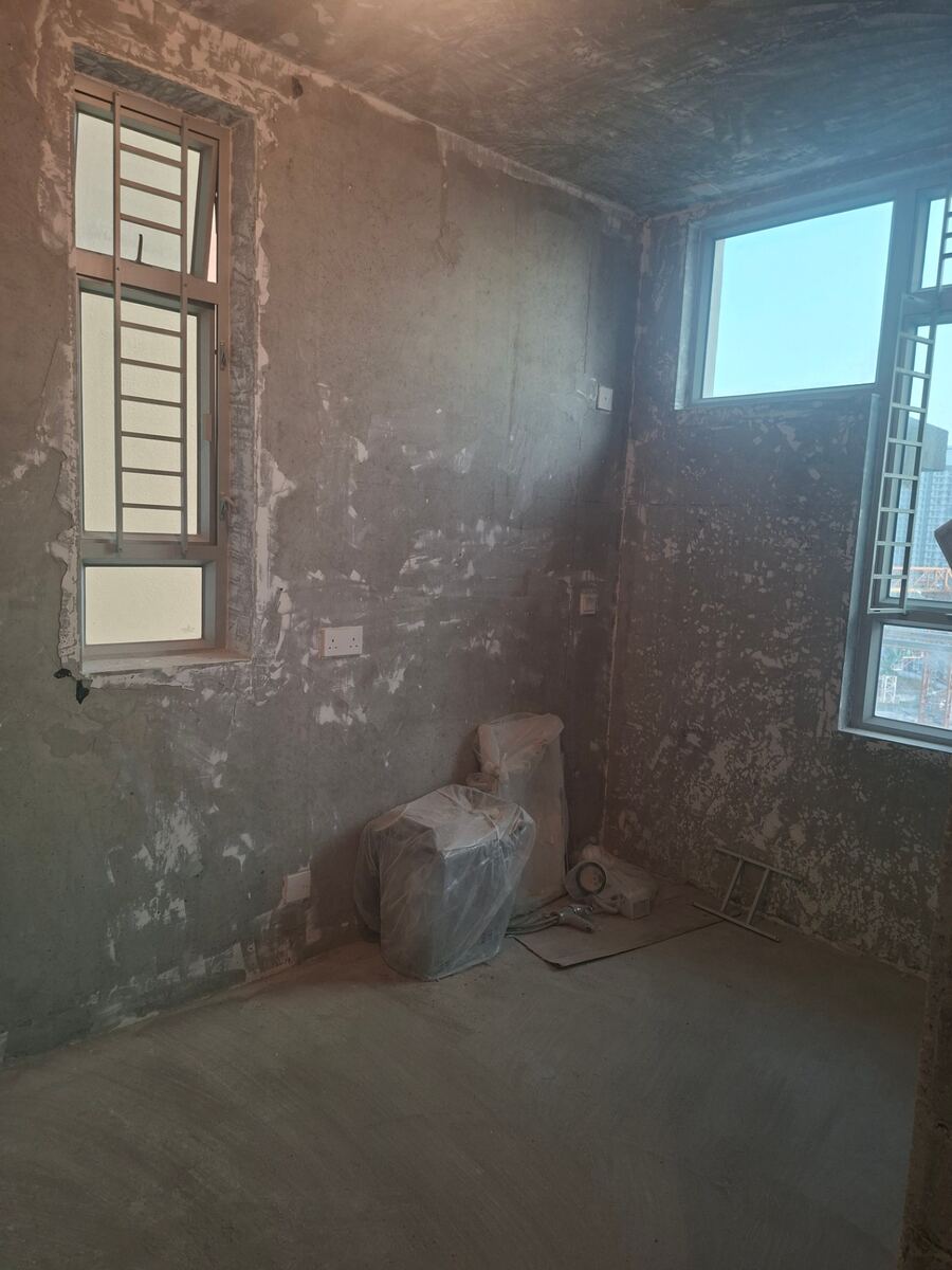 毛胚單位．水泥批盪準備